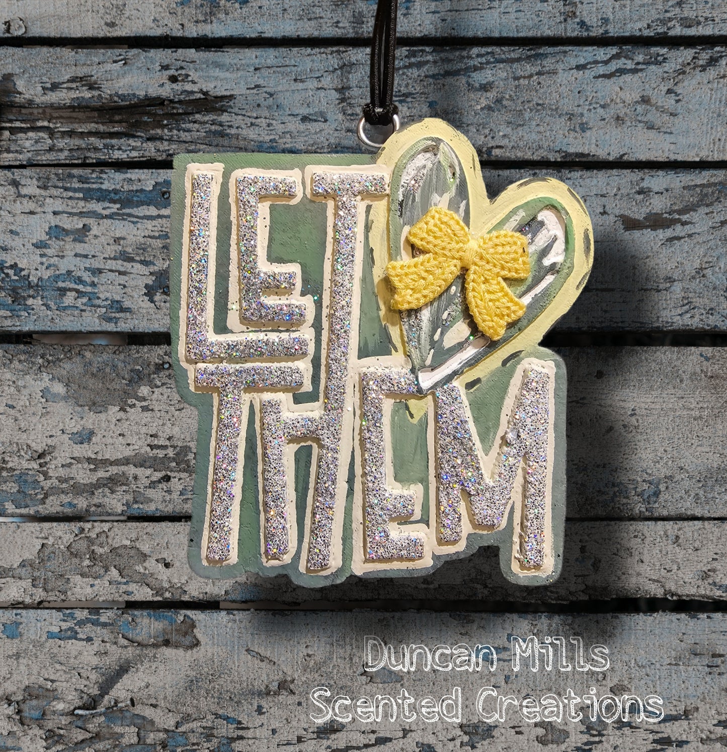 Let Them | Crochet Bow | Handpainted(Copy)