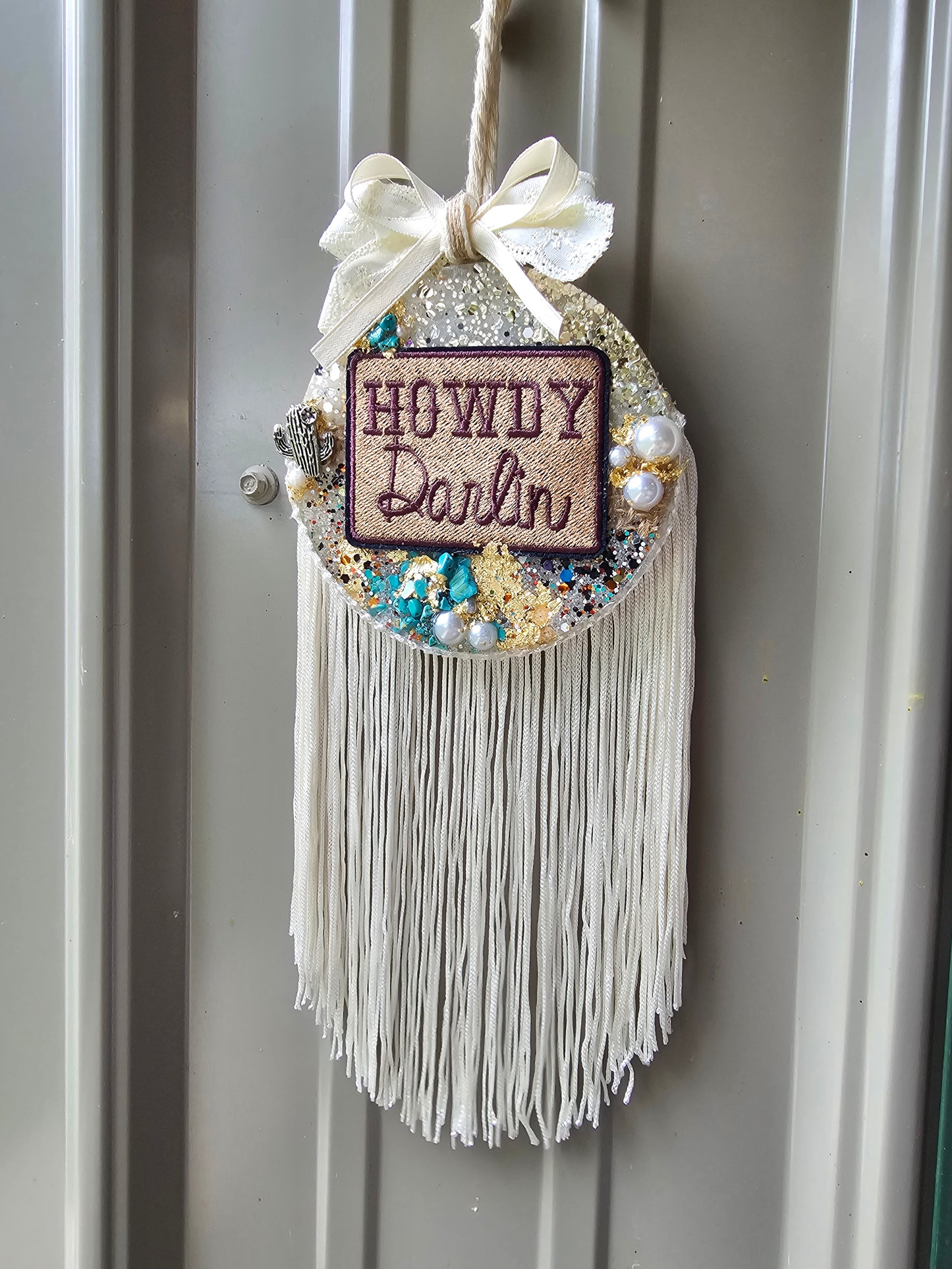 Ready to Ship Freshie |  Howdy | One of a kind | Cashmere Cedar Scent | Large freshie) )