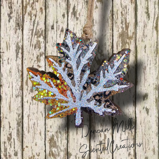 Leaf Freshie | Glitter | Made to order