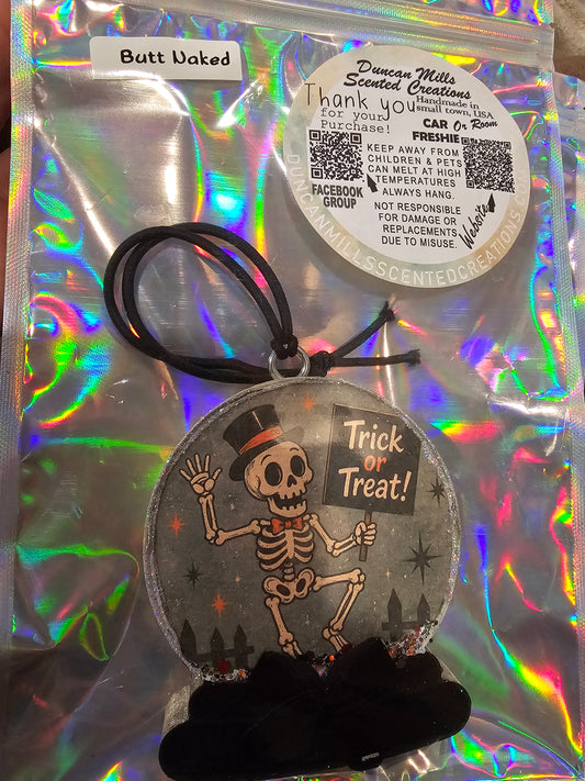 Ready-to-ship Crystal Ball Freshie | Butt Naked Scent