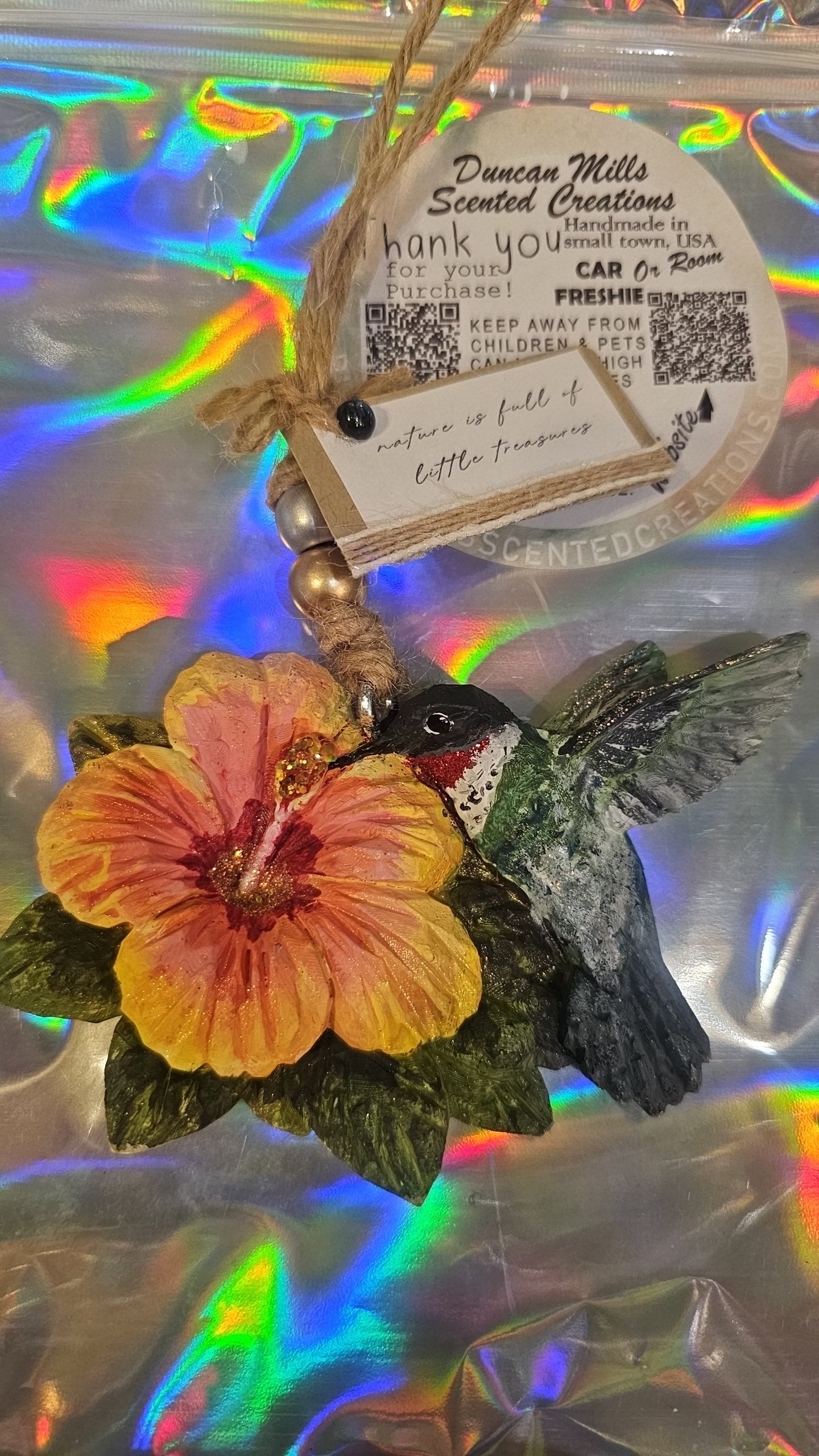 Rts Hummingbird Hibiscus 3D| Cashmere Sugar