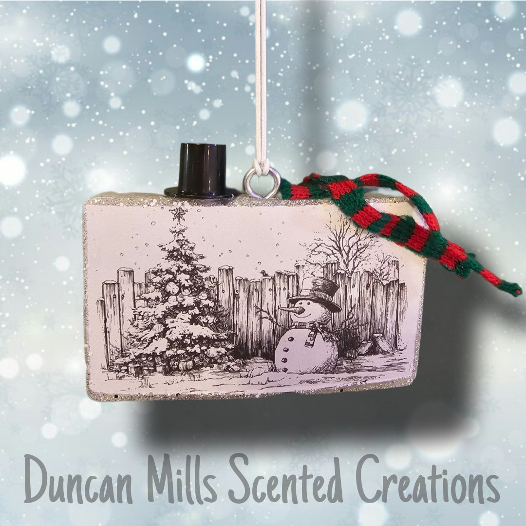 Snowman Scene Freshie | Made to order