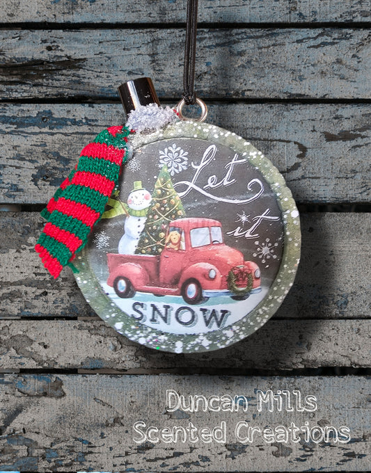 Let it Snow | Freshie  | Funny | List Scent | Choose size