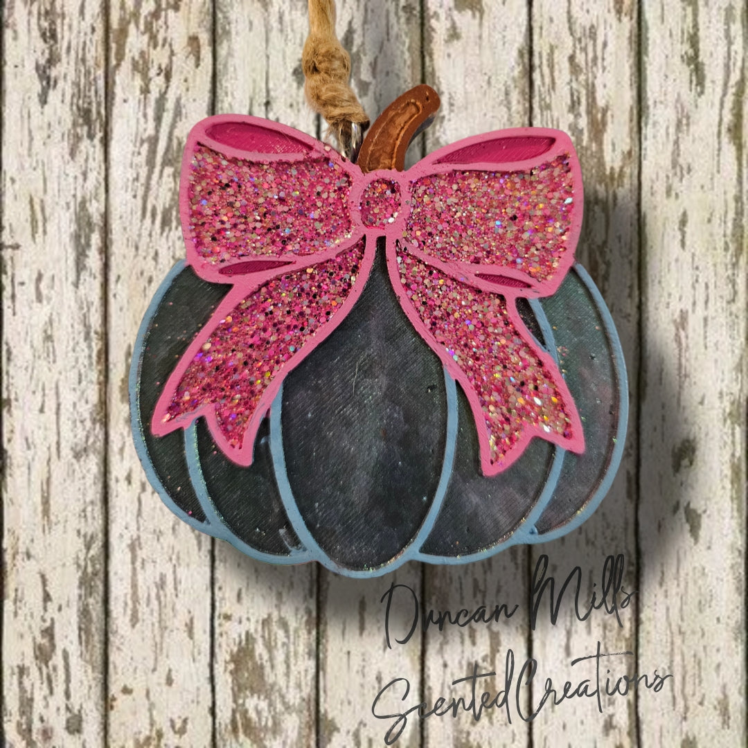 Bow Pumpkin Freshie | Choose Color | Made to order